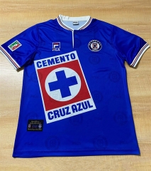Retro Version 1998-1999 Cruz Azul Home Blue Thailand Soccer Jersey AAA-6895