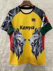 2025 Kenya Yellow Thailand Rugby Shirt