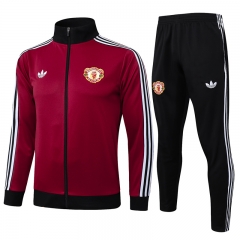 2024-2025 Manchester United Red  Soccer Jacket Uniform-815