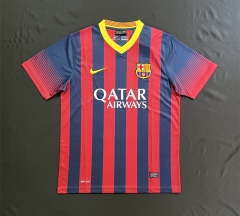Retro Version 13-14 Barcelona Home Red&Blue Thailand Soccer Jersey AAA-6590