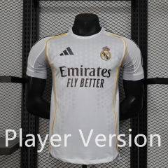Player Version 2025-26 Real Madrid Home White Thailand Soccer Jersey AAA-888