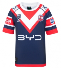 2025 Roosters Blue&Red&White Thailand Rugby Shirt