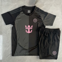 （Xs-3xl）2025-26 Inter Miami CF Away Black Soccer Uniform-6253