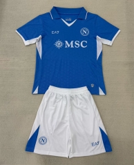 2025-26 Napoli Home Blue Soccer Uniform-AY