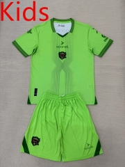 2025-26 Juárez FC Home Green  Soccer kids  Uniform-AY