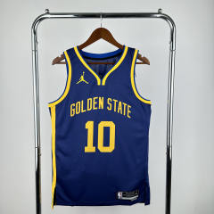 2023  Flying Man Edition Golden State Warriors  Blue #10 NBA Jersey-311