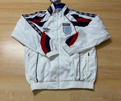Retro version 1998 England Home White Wear Thailand Trench Coats-6895