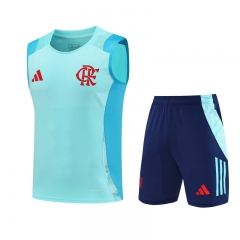 2025-26 Flamengo Light Blue Thailand Vest Uniform-418