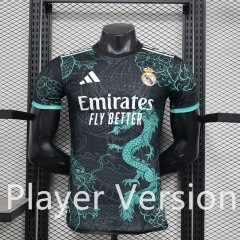 Player Version 2025-26 Real Madrid Black&Green Thailand Soccer Jersey AAA-888