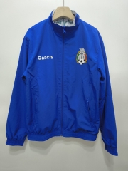 1999 retro version Mexico  Blue Reversible Trench Coats -0255