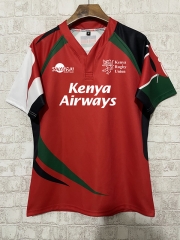 2025 Kenya Airway Red Thailand Rugby Shirt