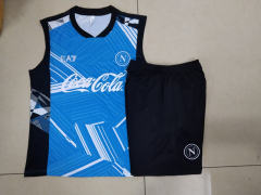 24-25 Napoli Blue Soccer Tracksuit Uniform-815