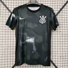 2025-26 Corinthians  Away Black Thailand Soccer Jersey AAA-2483
