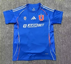 （s-4xl）2025-26  Universidad de Chile  Home Blue Thailand Soccer Jersey AAA-7209