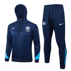 20234-25 Chelsea Blue Thailand Soccer Jacket Unifrom With Hat-815
