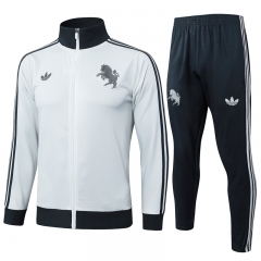 2024-25 Retro versionJuventus FC White Thailand Soccer Jacket Uniform-815