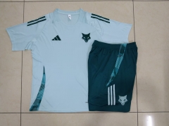 2024-25 Cruzeiro EC Light Blue  Thailand Tracksuit Short Uniform-815