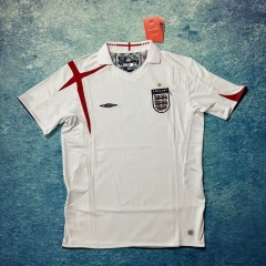 Retro Version 2006 England Home White Thailand Soccer Jersey AAA-6590