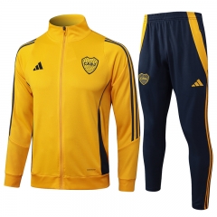 2024-2025 BOCA Juniors Yellow Thailand Soccer Jacket-815