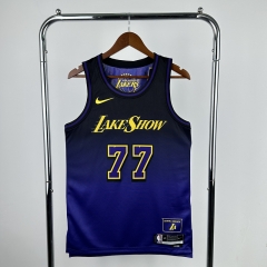 2025 City Version  Los Angeles Lakers Purple #77  NBA Jersey-311