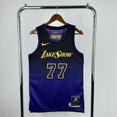 2025 City Version  Los Angeles Lakers Purple #77  NBA Jersey-311