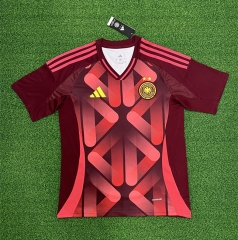 (s-4xl)2025-26  Germany Away Red Thailand Soccer Jersey AAA-403