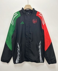 2025-26 Arsenal Black Wear Thailand Trench Coats-0255