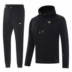 2025 Year of the Snake Commemorative Edition Addia  Black Training  Tracksuit Uniform with Hat-LH