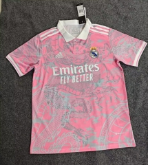 (s-4xl)2025-26  Dragon Pattern Edition Real Madrid Pink  Thailand Soccer Jersey AAA-0485