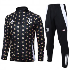 2024-2025 Juventus Ink Jet Black Thailand Soccer Jacket Uniform-815