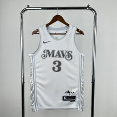 2025 city version  NBA Dallas Mavericks White #3 Jersey-311