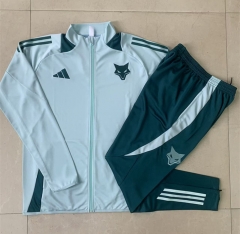 2024-25 Cruzeiro EC Light Green Thailand Soccer Jacket Uniform-815