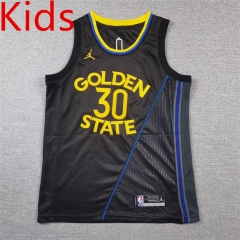 2025 Announcement Golden State Warriors Black #30 NBA kids Jersey-1380