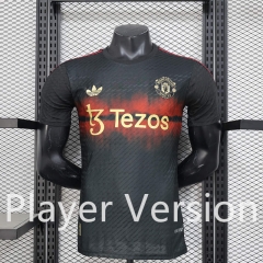 Player Version 2025-2026 Special Version Manchester United Black Thailand Soccer Jersey AAA-888