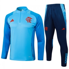 2024-2025 Flamengo Blue Thailand Soccer Tracksuit-815