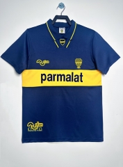Retro Version 93-95 Boca Juniors Home Blue&Yellow Thailand Soccer Jersey AAA-811