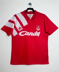 Retro Version 91-02  Liverpool Home Red Thailand Soccer Jersey AAA-811