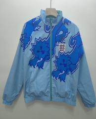 Retro version 1992 England Blue&Green Wear Thailand Trench Coats-0255