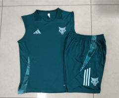 2024-25 Cruzeiro EC Green  Thailand Tracksuit vest Short Uniform-815