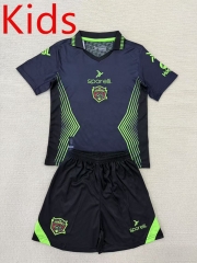 2025-26 Juárez FC  Away Black Soccer kids  Uniform-AY