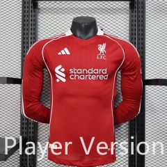 Player Version 2025-26 Liverpool Home Red  Thailand Soccer Jersey AAA-888