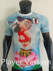 Player Version 2025-2026 Special Version Japan Blue Thailand Soccer Jersey AAA-1959
