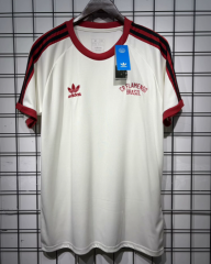 25-26 Flamengo White Thailand Soccer jersey AAA