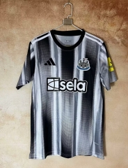 2025-26 Newcastle United Black&White Thailand Soccer Training Jersey-9070