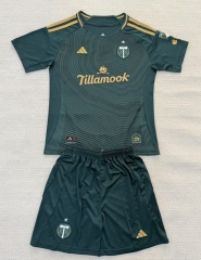 2025-26 Portland Timbers Home Green Soccer Uniform-AY