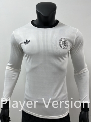 Player Version 125th Anniversary Edition Germany White LS Thailand Soccer Jersey AAA-0871