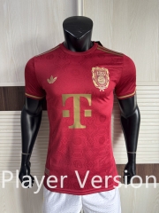 Player Version 2025-26  Bayern München Red Soccer Jersey AAA-9812