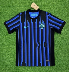(s-4xl)25-26 Inter Milan Home Blue&Black Thailand  Soccer Jersey AAA-403