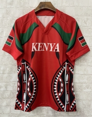 2025 Kenya sport Red Thailand Rugby Shirt