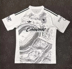 (S-4XL) 2025-26 Club America Away White Thailand Soccer Jersey AAA-5303